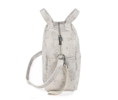 Cream Toile de Jouy Basket Bag