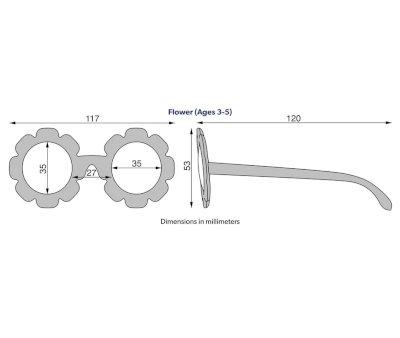 Gafas de Sol Flexibles Flower (3-5aos) Sweet Sunflower
