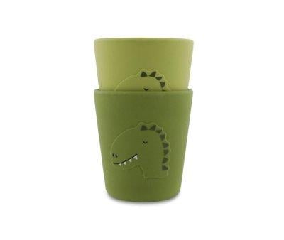 2 Silicone Cups Trixie Mr. Dino