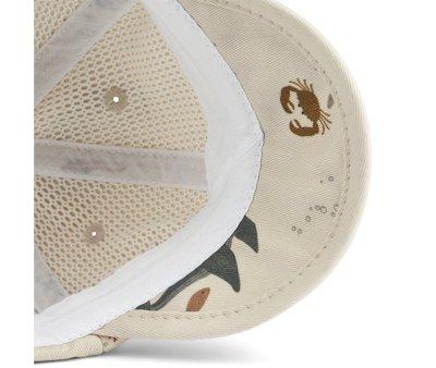 Cap with Visor Tone Baby and Kids Sea Creature Sandy Personalised