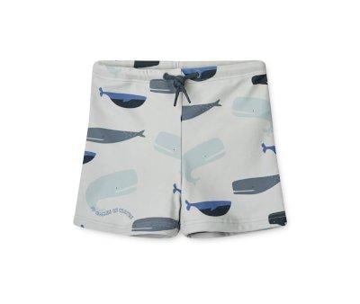 Bathers Shorts Otto Whales/Cloud blue