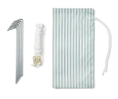 Bjork Stripe Ice blue/Creme de la creme Tent