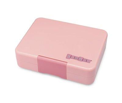 Lunch Box Snack Power Pink Rainbow Tray 3 Compartments