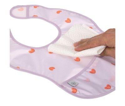 2 Waterproof Bibs Happy Lavender