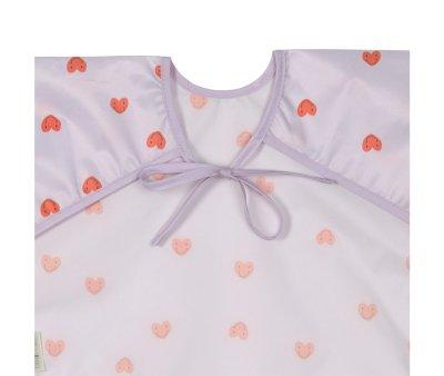 2 Happy Lavender Long Sleeve Bibs