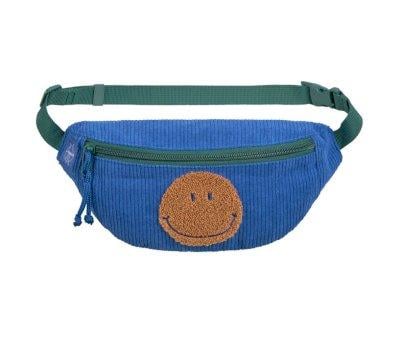 Marsupio Little Gang Happy Smile Caramel/Blue