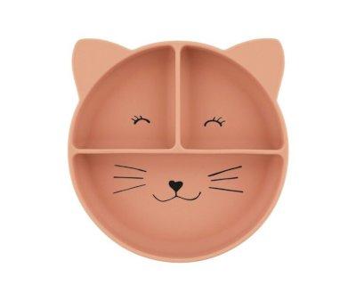 Mr. Cat Silicone Suction Plate with 3 Compartments
