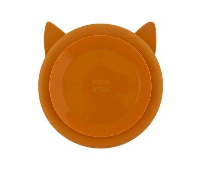 Silicone 3-Compartment Suction Plate Mr. Fox
