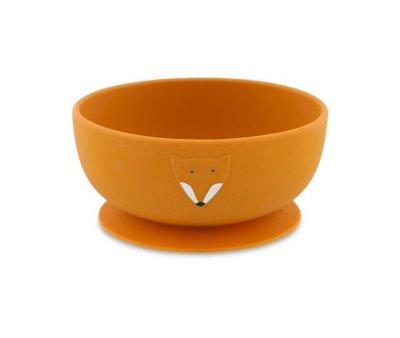 Bowl with Suction Cup Silicone Mr. Fox