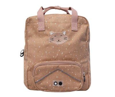 Large Mr. Cat Personalized School Backpack