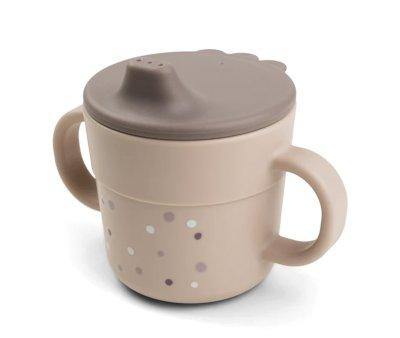 Tasse d'apprentissage Happy Dots Powder