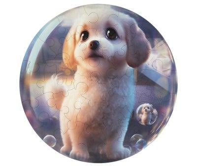 Puzzle Wooden Puppy Bubblezz