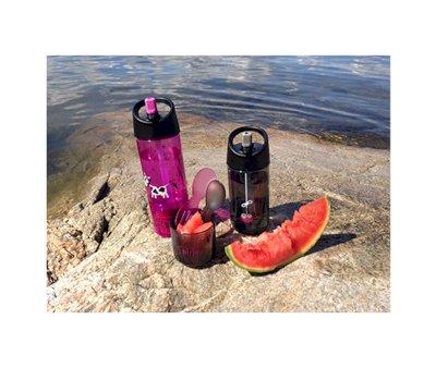 Tritan Bottle 2 in 1 Purple Cow