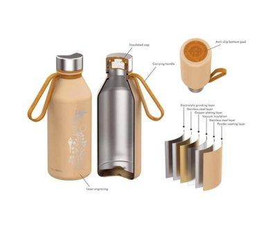 Steel Bottle TEMPflask Spirit Energy 500ml Orange
