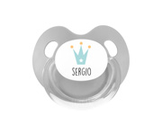Succhietto Personalizzato Tutete Retro Grigio Corona
