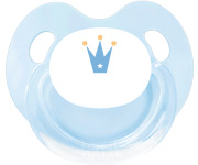 Blue Crown Personalised Retro Pacifier