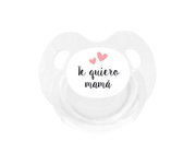 Chupete Retro Blanco Te quiero mam
