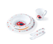 Microwave Safe Children's Dinnerware Cute Animals Bird
