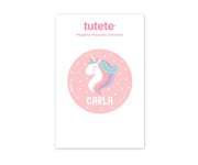 Bouteille Campus Pop Up Personnalisable Rose 500ml Licorne