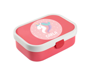 Pack de Almuerzo Campus Rosa Unicornio Personalizado