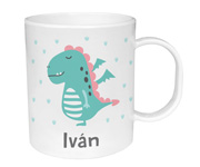 Taza de Plstico Personalizada Dragn