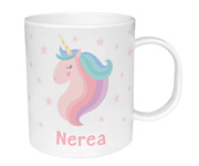 Tazza Plastica Personalizzata Unicorno