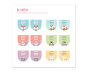 Iron-On Labels and Stickers Forest Animals Combo Pack