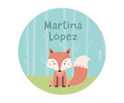 Pack 3 Distintivi Personalizzati Animali del Bosco