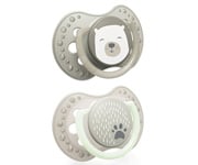 2 Chupetes Lovi Buddy Bear