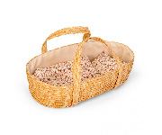 Moses Basket Wicker for Small Dolls