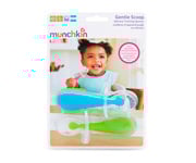 Pack 2 Cucchiai Silicone Apprendimento Gentle? Azzurro/Verde