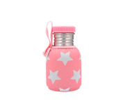 Funda Neopreno Estrellas Rosa Chicle 350ml Personalizable