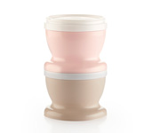 2 Food Containers + Dusty Pink Spoon