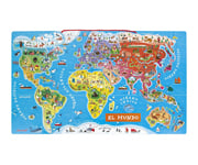 Magnetic Puzzle World Map