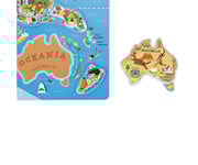 Magnetic Puzzle World Map
