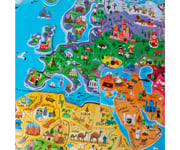 Magnetic Puzzle World Map