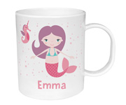 Taza de Plstico Personalizada Sirena
