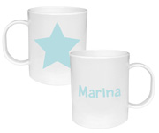 Taza de Plstico Personalizada Estrella Aqua