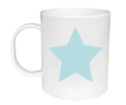 Taza de Plstico Personalizada Estrella Aqua