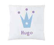 Cuscino Personalizzato Tutete Corona Azzurro