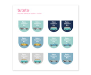 Iron-On Labels and Stickers Car Combo Pack