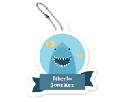 Shark Backpack Keychain