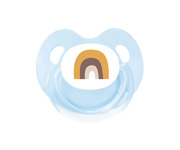 Sucette Personnalisable Rtro Arc-en-ciel Moutarde