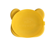 Prato com ventosa Urso Amarelo