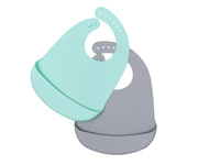 2 Bavagli Silicone Mint & Grey