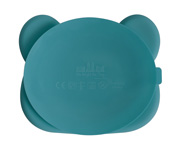 Prato com ventosa Urso Azul Dusk