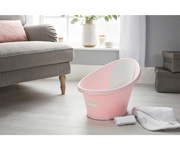 Shnuggle Bathtub Pink White Backrest