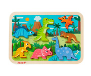 Puzzle Empilhvel Chunky Dinossauros