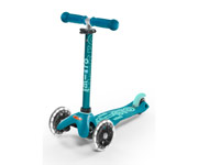 Mini Micro Deluxe Scooter Aqua LED Lights