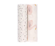 2 Swaddles Water Swan
